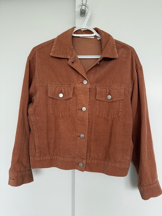 Uniqlo Jackets & Blazers - Uniqlo Corduroy Jacket in Rust
